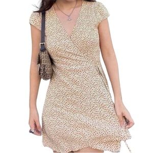 Brandy Melville Robbie Wrap Dress